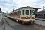 BDeh 4/4 301 und Bt 352 als Regio Aigle-Leysin in Aigle, 15.12.2014.