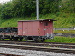 tpc / AL - Güterwagen Gk 803 im Depotareal der tpc in Aigle am 19.06.2016