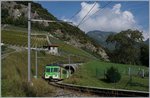 Der ASD BDe 4/4 401 als Regioanlzug 436 nach Les Diablerets erreicht in Kürze Verchiez.