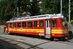 Der BDeh 2/4 25 steht im Bahnhof Villar sur Ollon; 04.10.2013