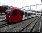 tpf - Triebzug ABe 4/4 105 + B 105 + Be 4/4 105 im Bhf.