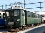 tpf - Oldtimer Triebwagen Be 4/4  115  im Bulle am 29.03.2008