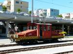 Tpf - Rangierlok Te 4/4 14 im Bahnhof Bulle am 03.09.2013