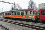 TPF Bt 256, noch in der GFM Lackierung, abgestellt in Bulle, 14.01.2014.