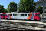 Travys / YsteC  - Be 4/4  1 abgestellt im Bahnhof Yverdon am 21.06.2026