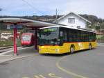 Quer durch die Schweiz 2008 - In Sainte Croix wird das Zusammenspiel von Bahn und Bus in der Schweiz sichtbar.