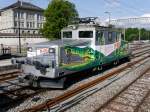 travys / YsteC - Güterlok Ge 4/4  21 im Bahnhof von Yverdon les Bains am 14.06.2015