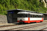 TransN / CMN - BDe 4/4 3 bei der ausfahrt aus dem Bahnhof Le Locle am 09.05.206