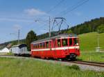 CMN/TRN/TransN - Fotoextrazug mit dem BDe 4/4  4 unterwegs bei Le Ponts de Martel am 31.05.2014
