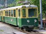 WAB - Abgestellter Steuerwagen Bt 273 im Bahnhof von Lauterbrunnen am 16.06.2007