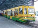 WAB - Gelenksteuerwagen Bt 244 im bahnhof von Lauterbrunnen am 04.01.2009