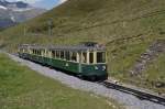 Bt 271, Bt 265 und BDeh 4/4 107 nhern sich am 21.5.11 der Kleinen Scheidegg.