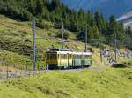 WAB - Zug unterwegs auf die Kleine Scheidegg am 16.09.2011