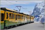 BDHe 4/8 132 und 131 auf der Kleinen Scheidegg 2061m.