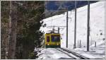 BDhe 4/8 133 der WAB oberhalb der Wengernalp. (13.11.2012)