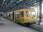 WAB - Steuerwagen Bt 242 im Bahnhof Lauterbrunnen am 26.01.2013