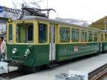 2 Kl Steuerwagen Bt 271 mit Phantograf im Bahnhof der Kleinen Scheidegg am 06.09.2006