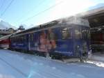 zb - Zahnradtriebwagen BDeh 4/4 5 im Bahnhof von Engelberg am 15.02.2009