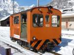 zb - Rangierlok Tm 2/2  102 im Bahnhof von Engelberg am 15.02.2009