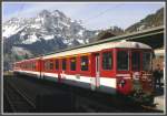 IR3668 ist im Endbahnhof Engelberg 999m/.M.