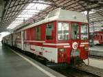 Zentralbahn Triebwagen BDeh 4/4 2 am 02.08.06 in Bahnhof Luzern