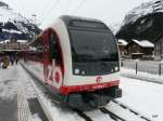 ZB - Triebzug ABeh 160 004-4 im Bahnhof Engelberg am 04.01.2014