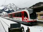 ZB - Triebzug ABeh 160 003-6 in Engelberg am 03.01.2014