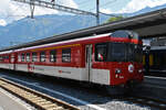 ABt 930 der Zentralbahn wartet am 29.07.2026 beim Bahnhof Interlaken Ost.