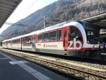 zb ABeh 161 015  Interlaken  am 6.4.18 im Bhf Interlaken Ost.