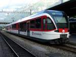 zb - Triebwagen ABe 130 010-2 im Bahnhof von Interlaken Ost am 16.06.2007