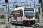 ZB ABeh 150 103 am 24.5.20 bei der Einfahrt in den Bahnhof Meiringen.