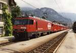 SBB Br�nigbahn HGe 4/4 II 101 963-7 in Interlaken-Ost am 27. Juli 1999. Jetzt Zentralbahn.