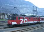 DE 110 001 der Zentralbahn am 03.11.2007.