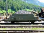 ZB - Schotterwagen X 9703 im Bahnhofsareal von Zweiltschienen am 16.08.2008