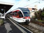 zb - Triebwagen ABe 130 008-6 unterwegs als S5 in Horw am 15.01.2010    