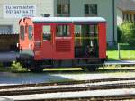 Manver Diesellok Tm 2/2 597 im Bahnhof von Meiringen am 19.08.2006