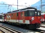 E - Lok De 4/4 110 002-3 Abfahrtbereit im Bahnhof von Meiringen am 19.08.2006