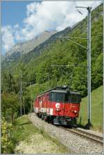 Der De 110 021-3 mit dem IR 2219 von Interlaken Ost nach Luzern kurz vor Ebligen.