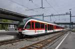 ABeh 160 005-2 hält beim Bahnhof Interlaken Ost.