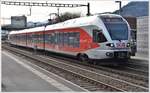 S4 (die rund um den Säntis S-Bahn) mit 526 053-4 nach St.Gallen in Buchs SG.