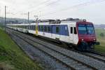 Prototyp RBDe 560 000 der von der OeBB übernohmen wurde am Voralpen Express am 13.1.18 oberhalb von Samstagern.