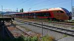 RABe 526 106 / 206 der SOB, der am 01.06.2019 in Arbon abgestellt ist.