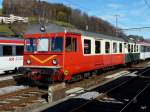 SOB - Steuerwagen mit Gepckabteil BDt 50 48 20-35 198-7 abgestellt in Herisau am 14.11.2010