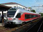 SOB - Triebzug RABe 526 043-5 im Bahnhof Wdenswil am 10.06.2011