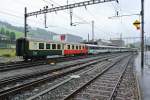 Mit dem neuen VAE-Konzept wurden die BDt Steuerwagen berflssig und stehen nun in Degersheim.