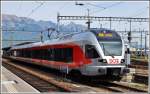 S4 23439 mit SOB Flirt 526 062-5  Chapfenberg  in Buchs SG.(29.04.2015)