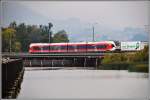 S40 526 054-2 nach Einsiedeln auf dem Damm von Rapperswil.