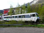 SOB - Abgestellter Steuerwagen BDt 50 48 80-35 191-2 in Klus bei der OeBB am 13.04.2017