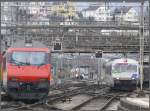 EW IV und Voralpen Express Steuerwagen in Luzern. (18.03.2008)