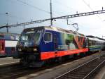 Re 456 092 6 in Rapperswil am 11/07/10.